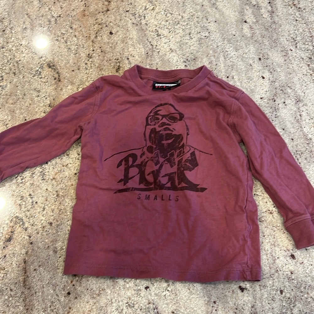 Cotton On Notorious BIG long sleeve shirt 3T